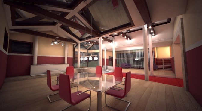 Geminus 3D interior render vray