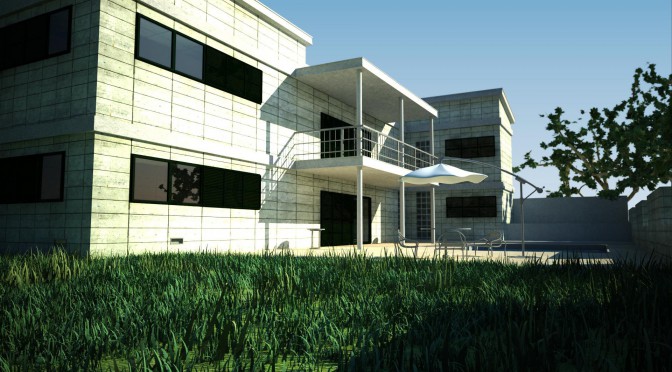 Geminus 3D exterior render