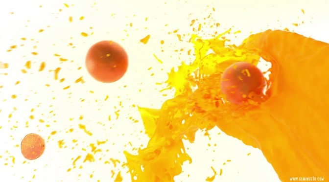 Geminus 3D realflow orange juice
