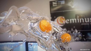Geminus 3D realflow water