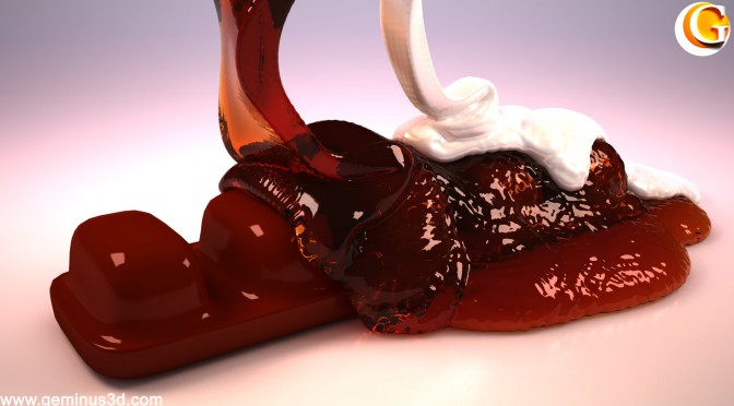 Geminus 3D realflow candy bar