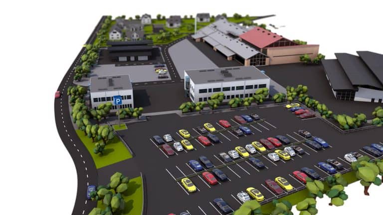 Visualisierung-Gewerbegebiet