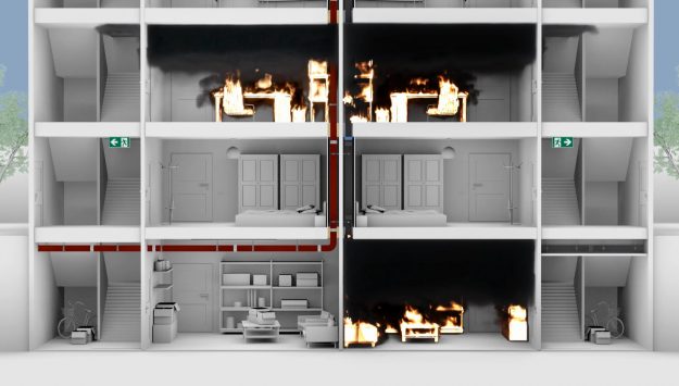 Animation-Brandschutz